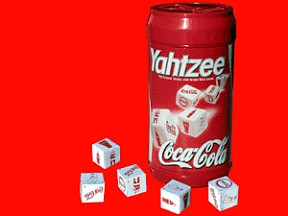 Coca-Cola Yahtzee Dice Game