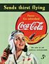 Coca-Cola Sends Thirst Flying Tin Sign