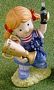 COCA-COLA KIDS GIRL WITH TROPHY AND BLUE RIBBON FIGURINE