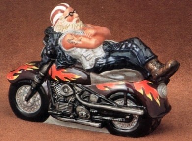 BIKER COOKIE JAR