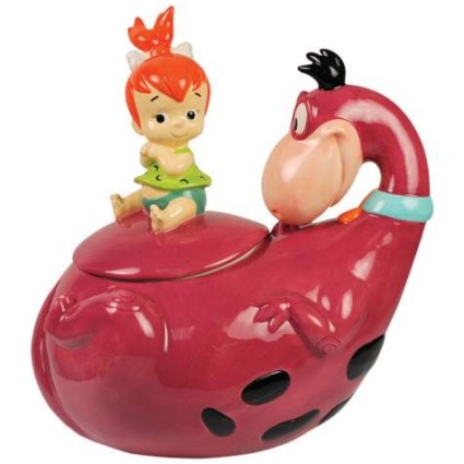 Flintstones Pebbles And Dino Cookie Jar