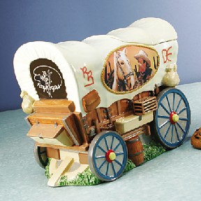 ROY ROGERS CHUCK WAGON LIMITED EDITION COOKIE JAR