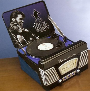 ELVIS PRESLEY RECORD PLAYER LIMITED EDITION COOKIE JAR
