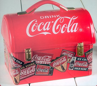 COCA-COLA LUNCH BOX COOKIE JAR