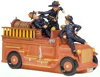 THREE STOOGES FIRE ENGINE COOKIE JAR