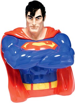 SUPERMAN BUST PREMIER LIMITED EDITION COOKIE JAR