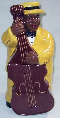 JAZZ BASS PLAYER COOKIE JAR