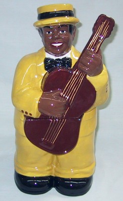 JAZZ GUITAR PLAYER COOKIE JAR