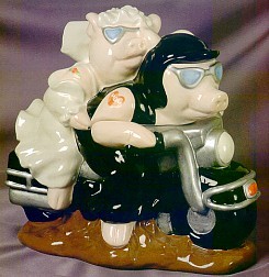 HOG TIED COOKIE JAR