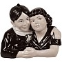 Little Rascals Alfalfa And Darla Hugging Cookie Jar