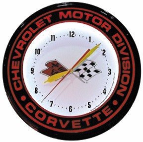 Corvette Neon Wall Clock