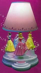 DISNEY PRINCESS ANIMATED TALKING LAMP