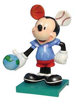 DISNEY MICKEY INSPEARATIONS 25th ANNIVERSARY MICKEY MOUSE FIGURINE