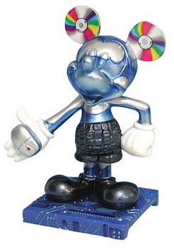 DISNEY MICKEY INSPEARATIONS THE ORIGINAL MOUSE PAD MICKEY MOUSE FIGURINE