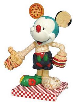 DISNEY MICKEY INSPEARATIONS MOUSTACCIOLI MICKEY MOUSE FIGURINE