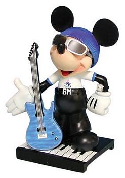 DISNEY MICKEY INSPEARATIONS MUSIC MOUSE MICKEY MOUSE FIGURINE