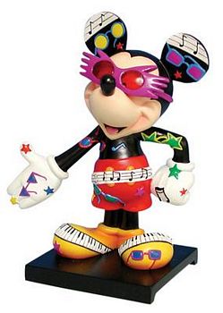 DISNEY MICKEY INSPEARATIONS MUSIC ROYALTY MICKEY MOUSE FIGURINE