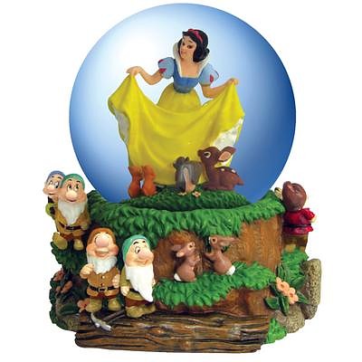 DISNEY SNOW WHITE AND THE SEVEN DWARFS MUSICAL WATERGLOBE