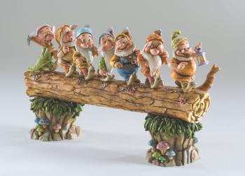 DISNEY TRADITIONS SNOW WHITE SEVEN DWARFS FIGURINE BY JIM SHORE