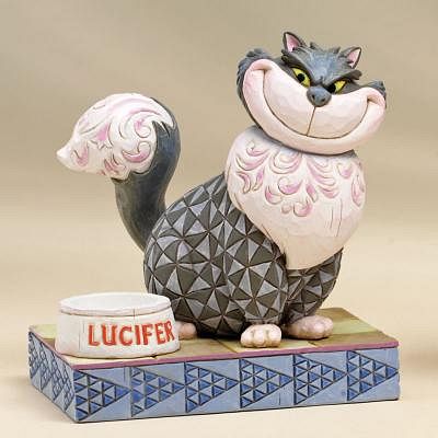 DISNEY TRADITIONS LUCIFER THE CAT FROM CINDERLLA FIGURINE BY JIM SHORE