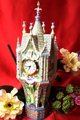 DISNEY TRADITIONS FAIRY TALE CLOCK BY JIM SHORE