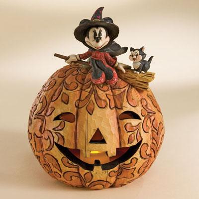 DISNEY TRADITIONS MINNIE MOUSE SPELLBINDING HALLOWEEN FIGURINE BY JIM SHORE