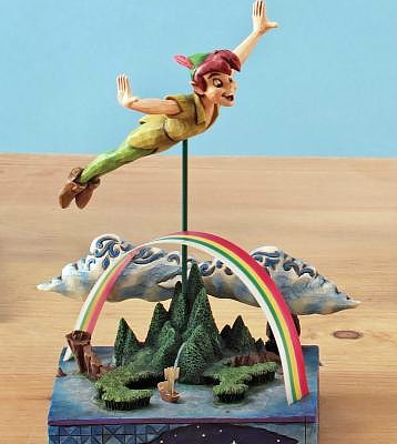 DISNEY TRADITIONS PETER PAN FLYING FIGURINE BY JIM SHORE