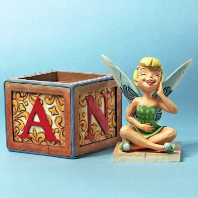 DISNEY TRADITIONS TINKER BELL BIG LAUGH TRINKET BOX BY JIM SHORE