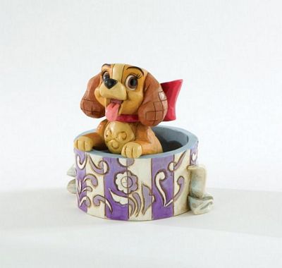 DISNEY TRADITIONS LADY AND THE TRAMP FIGURINE BY JIM SHORE
