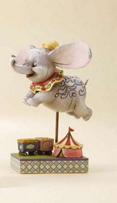 DISNEY TRADITIONS DUMBO THE ELEPHANT FAITH IN FLIGHT FIGURINE BY JIM SHORE