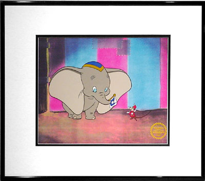 DUMBO FRAMED LIMITED EDITION WALT DISNEY SERICEL