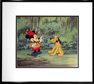 THE POINTER FRAMED LIMITED EDITION WALT DISNEY SERICEL