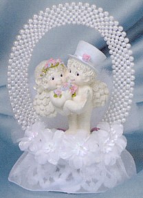 DREAMSICLES WEDDING CAKE TOPPER
