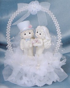 DREAMSICLES WEDDING CAKE TOPPER