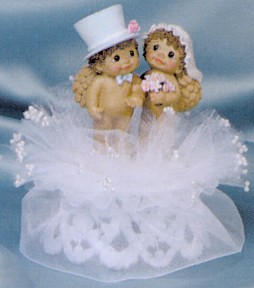 DREAMSICLES AFRICAN AMERICAN WEDDING CAKE TOPPER