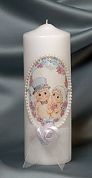 DREAMSICLES PILLAR UNITY CANDLE