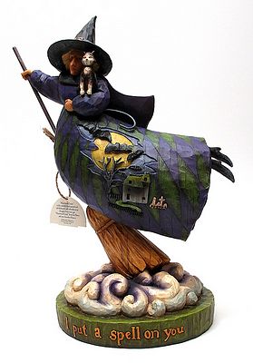 Jim Shore Heartwood Creek Witch On Cloud Figurine