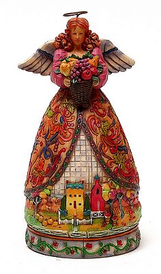 JIM SHORE HEARTWOOD CREEK FOUR SEASONS ANGEL FALL