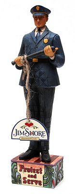 Jim Shore Heartwood Creek Police Officer Figurine
