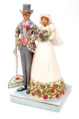 Jim Shore Heartwood Creek Bride And Groom Figurine