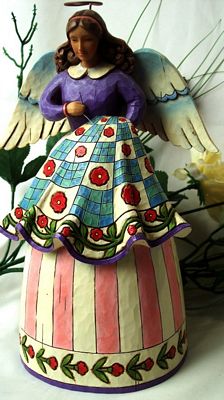 JIM SHORE HEARTWOOD CREEK ANGEL QUILTING