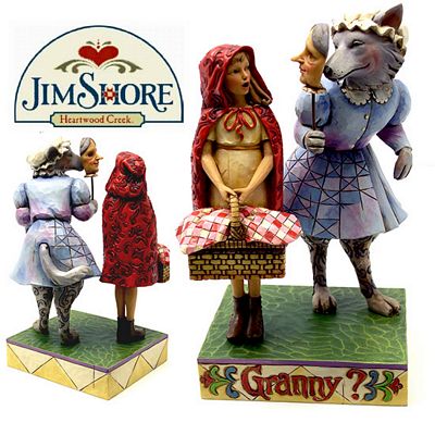 Jim Shore Heartwood Creek Literary Little Red Riding Hood And Wolf