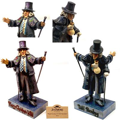 Jim Shore Heartwood Creek Twosided Scrooge Figurine