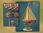 Jim Shore Heartwood Creek Sailboat Green Figurine