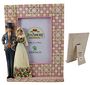 Jim Shore Heartwood Creek Bride And Groom Picture Frame