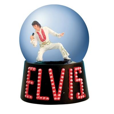 Elvis Presley Red Light Waterglobe