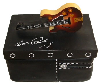 Elvis Presley Guitar Trinket Box With Lid