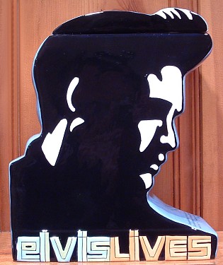 ELVIS LIVES COOKIE JAR