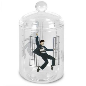 Elvis Presley Jailhouse Rock Cotton Ball Holder