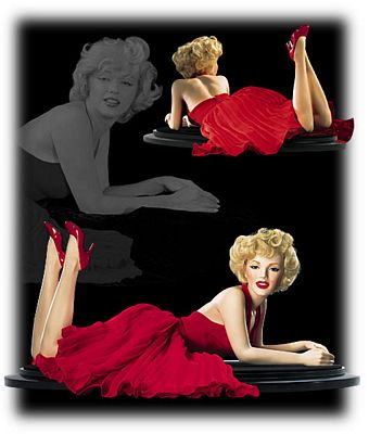 MARILYN MONROE PORCELAIN PORTRAIT DOLL - FOREVER MARILYN BY THE FRANKLIN MINT